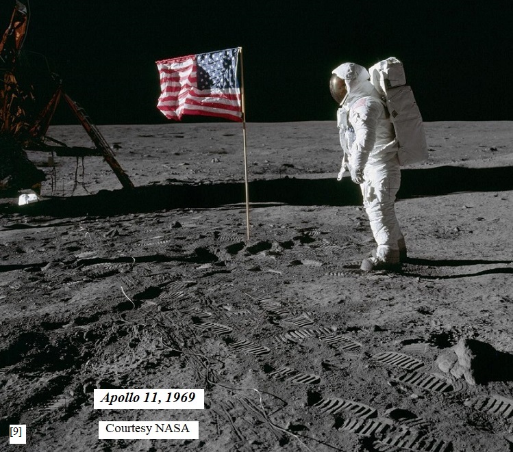 Apollo 11 Aldrin - flag 1969