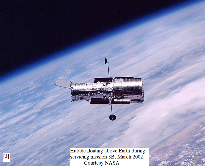 Hubble over earth 2002