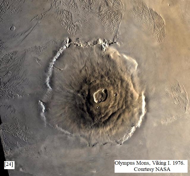Olympus Mons - Viking I - 1976 - NASA